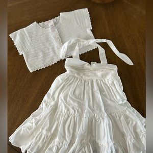 Janie and Jack sundress and cardigan set